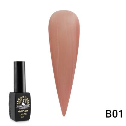 Global Fashion Гель-лак Black Elite №B01 8 мл