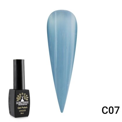 Global Fashion Гель-лак Black Elite №C07 8 мл