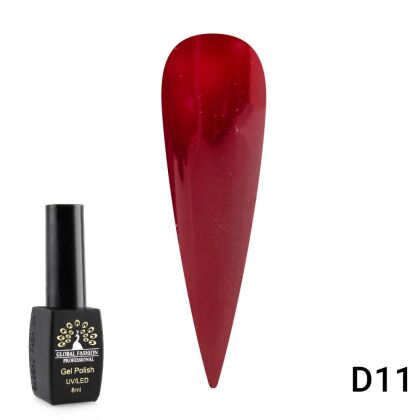 Global Fashion Гель-лак Black Elite №D11 8 мл