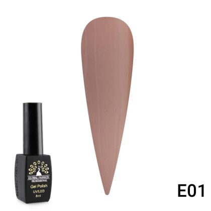 Global Fashion Гель-лак Black Elite №E01 8 мл