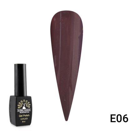 Global Fashion Гель-лак Black Elite №E06 8 мл