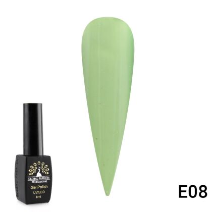 Global Fashion Гель-лак Black Elite №E08 8 мл