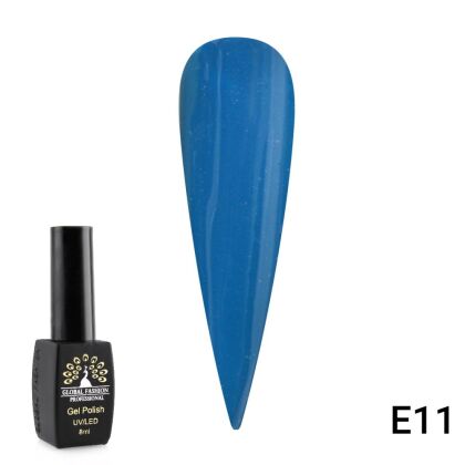 Global Fashion Гель-лак Black Elite №E11 8 мл