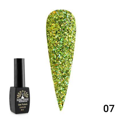 Global Fashion Гель-лак Diamond Ball №07 8 мл