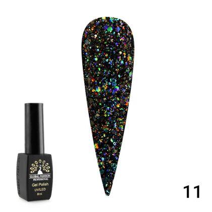 Global Fashion Гель-лак Diamond Ball №11 8 мл