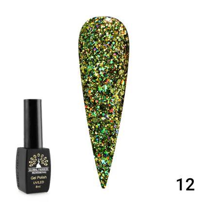 Global Fashion Гель-лак Diamond Ball №12 8 мл
