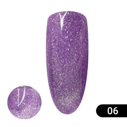 Global Fashion Гель-лак Disco Cateyes светоотражающий №006 8 мл