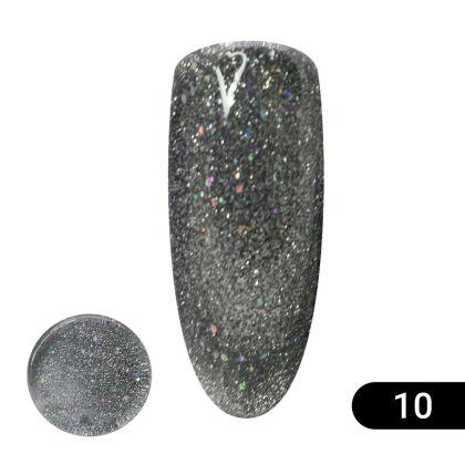 Global Fashion Гель-лак Disco Cateyes светоотражающий №010 8 мл