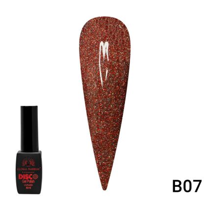 Global Fashion Гель-лак Disco светоотражающий №B07 8 мл