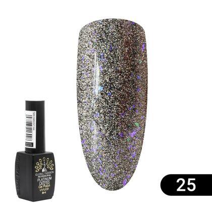 Global Fashion Гель-лак Platinum Cat eyes кошачий глаз №25 8 мл