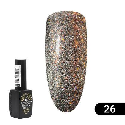 Global Fashion Гель-лак Platinum Cat eyes кошачий глаз №26 8 мл