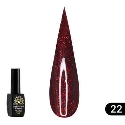 Global Fashion Гель-лак Shine Spectrum №22 8 мл