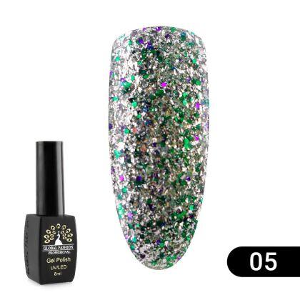 Global Fashion Гель-лак Shiny №05 8 мл