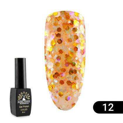 Global Fashion Гель-лак Shiny №12 8 мл