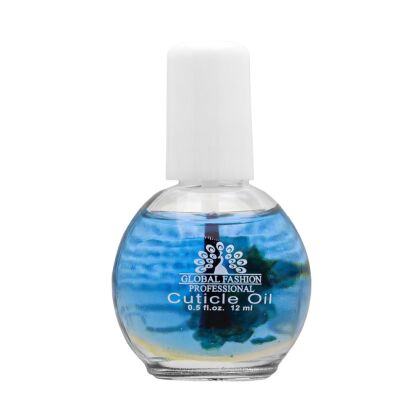 Global Fashion Масло для кутикулы голубое Mint 12 мл