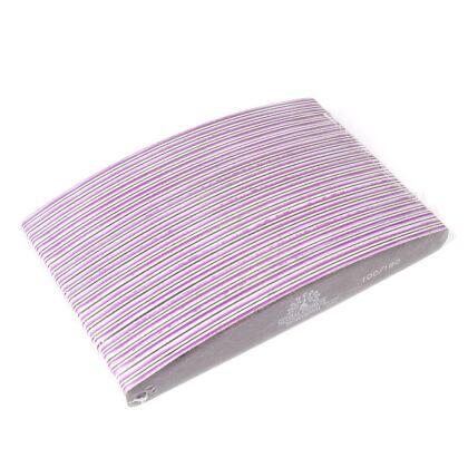 Global Fashion Пилка для ногтей 100/180 лодка коричневая