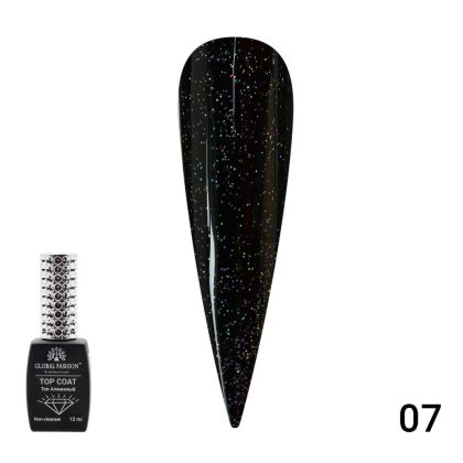Global Fashion Топ с глиттером без липкого слоя Galaxy №07 12 мл