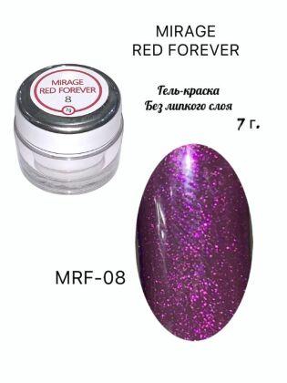 Mirage Гель-краска RED FOREVER №08 без липкого слоя 7 гр