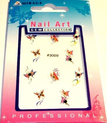 Mirage 3D Наклейки Gem Collection 3009 бабочки