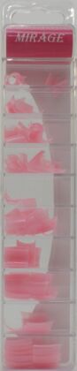 Mirage Типсы 100 шт EN clear pink