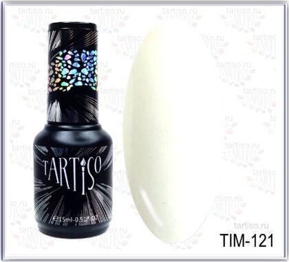 Tartiso Гель-лак At All Time №121 15 мл white