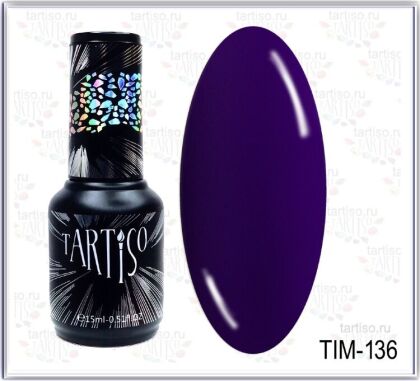 Tartiso Гель-лак Time WANDE ORCHID №136 15 мл
