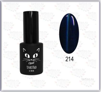 Tartiso Гель-лак кошачий глаз OPAL №214 10 мл