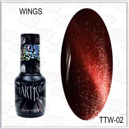 Tartiso Гель-лак кошачий глаз Time WINGS №02 15 мл