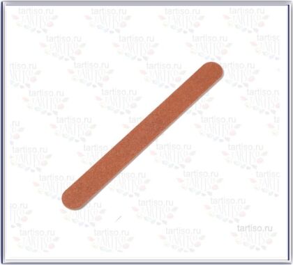 Tartiso Пилка 100/180 прямая коричневая 15 см