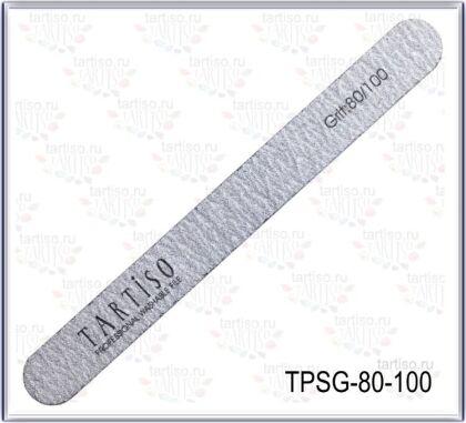 Tartiso Пилка 80/100 прямая серая 5 шт