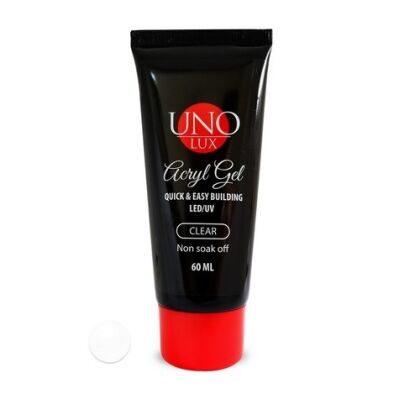 UNO LUX Акригель AcrylGel Clear 60 мл