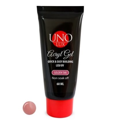UNO LUX Акригель AcrylGel Golden Tan 60 мл