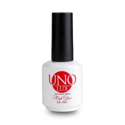 Uno Lux Топ ультра блеск High Gloss Top Coat 15 мл