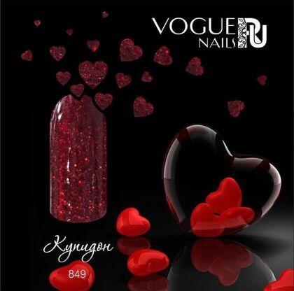 Vogue Nails Гель-лак с блестками Купидон 10 мл