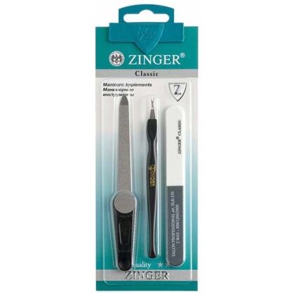Zinger Набор маникюрный 3 предмета SIS-4