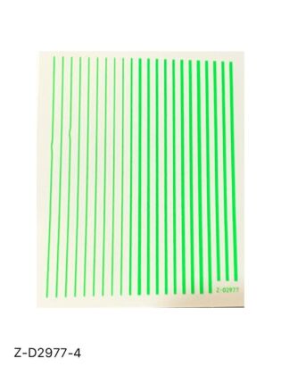 Лента самоклеющаяся флуоресцентная Z-D2977-4 3D green