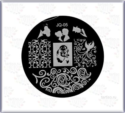 Диск для стемпинга JQ-05 размер 5,5х5,5 см