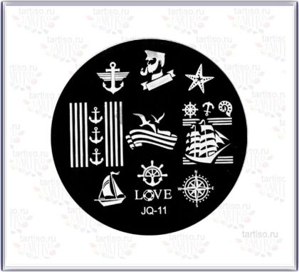 Диск для стемпинга JQ-11 размер 5,5х5,5 см