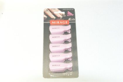 Зажимы для снятия покрытий РУКИ 5 Nail klip 5 шт Лаванда Корея