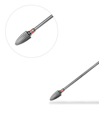 Фреза твердосплавная Конус Bullet ST 3/32 F красная