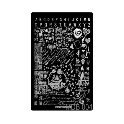 Пластина для стемпинга MDB-004 15х10 см