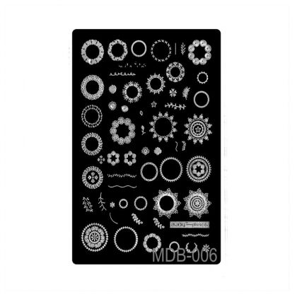 Пластина для стемпинга MDB-006 15х10 см