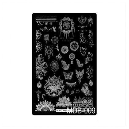 Пластина для стемпинга MDB-009 15х10 см