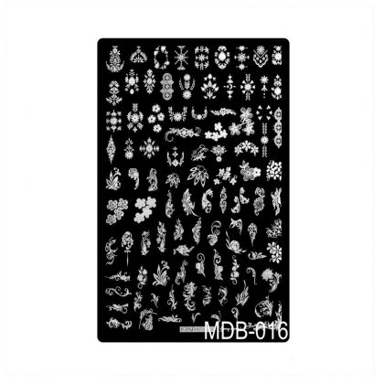 Пластина для стемпинга MDB-016 15х10 см