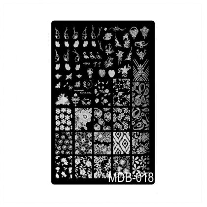 Пластина для стемпинга MDB-018 15х10 см