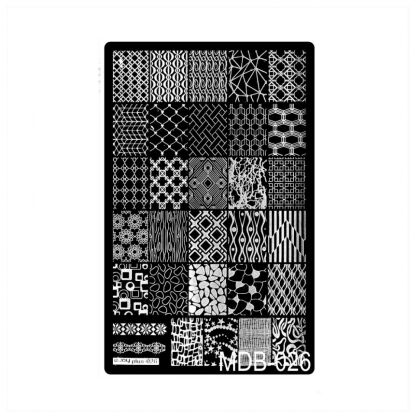Пластина для стемпинга MDB-026 15х10 см