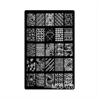 Пластина для стемпинга MDB-028 15х10 см