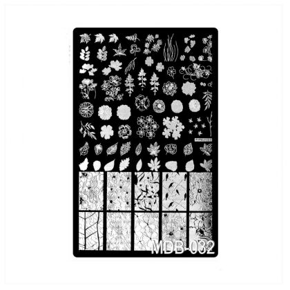 Пластина для стемпинга MDB-032 15х10 см