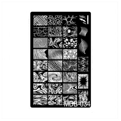 Пластина для стемпинга MDB-034 15х10 см