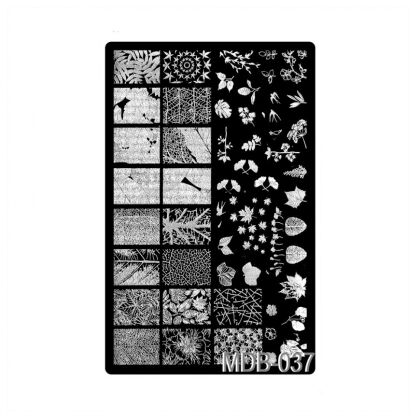 Пластина для стемпинга MDB-037 15х10 см